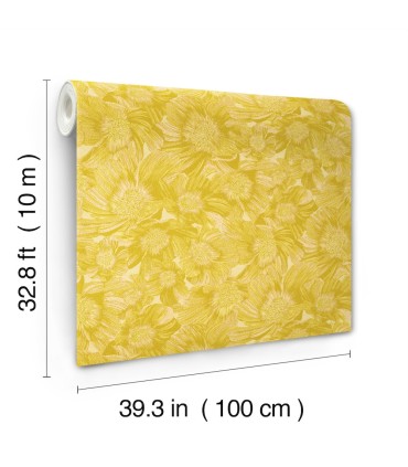 MI10500 - Anemoni Yellow Wallpaper-Missoni 5 by York