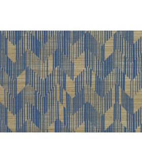 MI10527 - Birch Blue Woven Grasscloth Wallpaperr-Missoni 5 by York