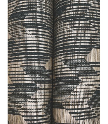 MI10528 - Birch Charcoal Woven Grasscloth Wallpaperr-Missoni 5 by York