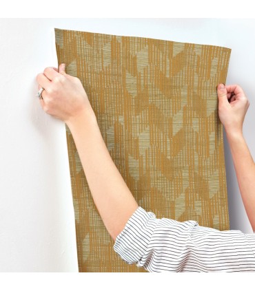 MI10526 - Birch Gold Woven Grasscloth Wallpaperr-Missoni 5 by York