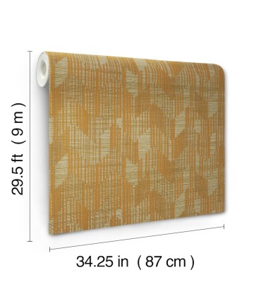 MI10526 - Birch Gold Woven Grasscloth Wallpaperr-Missoni 5 by York