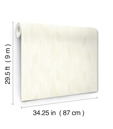 MI10525 - Birch White Woven Grasscloth Wallpaperr-Missoni 5 by York