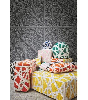 MI10564 - Nastri Black Wallpaper-Missoni 5 by York