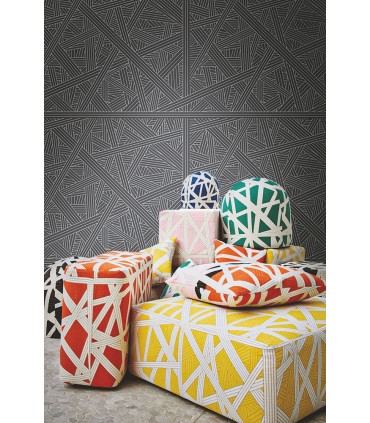 MI10564 - Nastri Black Wallpaper-Missoni 5 by York