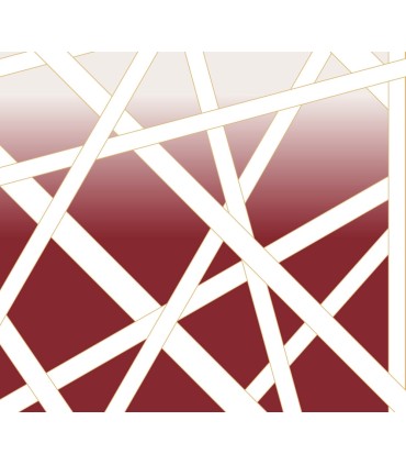 MI10585M - Nastri Shade Red Wall Mural-Missoni 5 by York