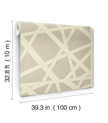 MI10561 - Nastri Warm Neutral Wallpaper-Missoni 5 by York