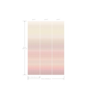MI10571M - Oleg Blush Wall Mural-Missoni 5 by York