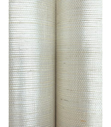 MI4762 - Raffia White-Silver Wallpaper-Missoni 5 by York
