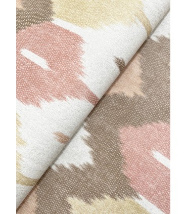 4147-27408 - Abilene Apricot Ikat Wallpaper-Haberdashery by A Street