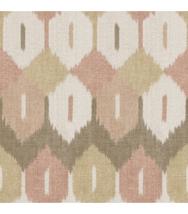 4147-27408 - Abilene Apricot Ikat Wallpaper-Haberdashery by A Street