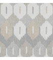 4147-27409 - Abilene Neutral Ikat Wallpaper-Haberdashery by A Street