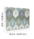 4147-27406 - Abilene Sea Green Ikat Wallpaper-Haberdashery by A Street