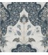 4147-27392 - Auden Dark Blue Floral Grandeur Wallpaper-Haberdashery by A Street
