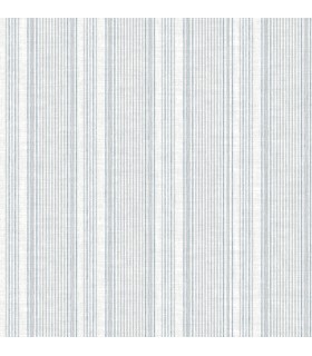 4147-27393 - Ayanna Blue Striped Wallpaper-Haberdashery by A Street
