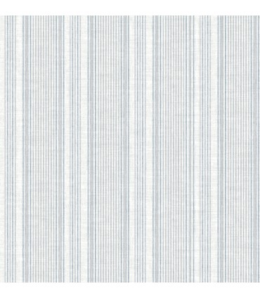 4147-27393 - Ayanna Blue Striped Wallpaper-Haberdashery by A Street