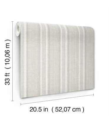 4147-27394 - Ayanna Neutral Wallpaper-Haberdashery by A Street