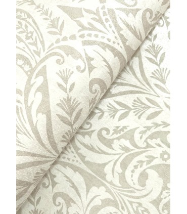 4147-27382 - Berkshire Beige Damask Wallpaper-Haberdashery by A Street