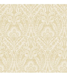 4147-27383 - Berkshire Butter Damask Wallpaper-Haberdashery by A Street