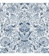 4147-27372 - Blanche Blue Floral Damask Wallpaper-Haberdashery by A Street