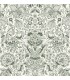 4147-27375 - Blanche Dark Green Floral Damask Wallpaper-Haberdashery by A Street