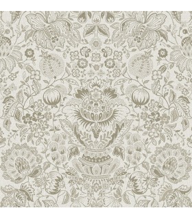 4147-27374 - Blanche Neutral Floral Damask Wallpaper-Haberdashery by A Street
