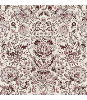 4147-27373 - Blanche Plum Floral Damask Wallpaper-Haberdashery by A Street