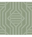 4147-27401 - Essex Dark Green Geometric Wallpaper Wallpaper-Haberdashery by A Street