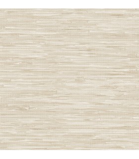 4147-27258 - Exhale Dove Woven Faux Grasscloth Wallpaper-Haberdashery by A Street