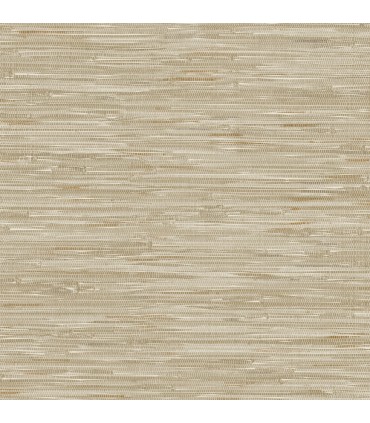 4147-27259 - Exhale Light Brown Woven Faux Grasscloth Wallpaper-Haberdashery by A Street