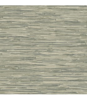 4147-27261 - Exhale Moss Woven Faux Grasscloth Wallpaper-Haberdashery by A Street