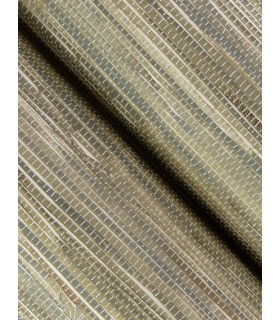4147-27262 - Exhale Olive Woven Faux Grasscloth Wallpaper-Haberdashery by A Street