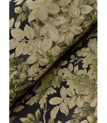 4147-80005 - Greenwood Black Deciduous Wallpaper-Haberdashery by A Street