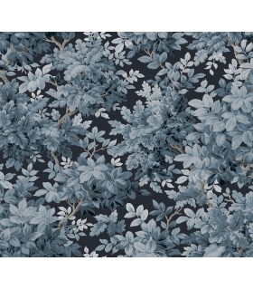 4147-80003 - Greenwood Dark Blue Deciduous Wallpaper-Haberdashery by A Street