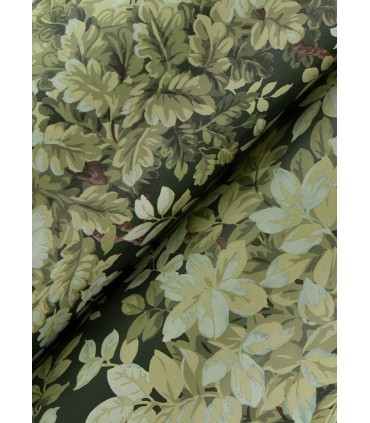 4147-80004 - Greenwood Dark Green Deciduous Wallpaper-Haberdashery by A Street