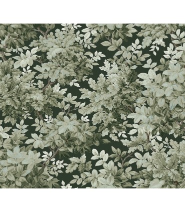 4147-80004 - Greenwood Dark Green Deciduous Wallpaper-Haberdashery by A Street