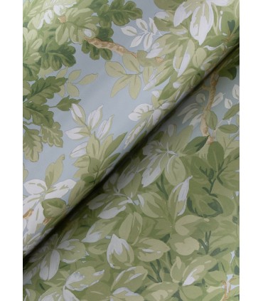 4147-80007 - Greenwood Light Blue Deciduous Wallpaper-Haberdashery by A Street