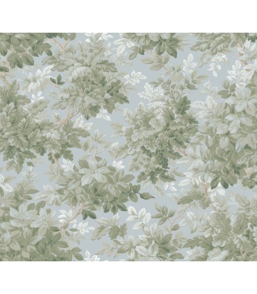 4147-80007 - Greenwood Light Blue Deciduous Wallpaper-Haberdashery by A Street