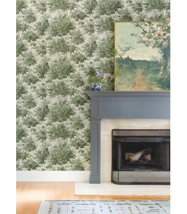 4147-80006 - Greenwood Moss Deciduous Wallpaper-Haberdashery by A Street