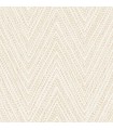 4147-27371 - Lainey Apricot Stitched Chevron Wallpaper-Haberdashery by A Street