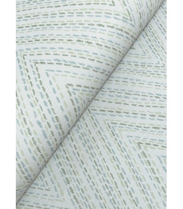 4147-27370 - Lainey Green Stitched Chevron Wallpaper-Haberdashery by A Street