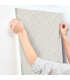4147-27369 - Lainey Neutral Stitched Chevron Wallpaper-Haberdashery by A Street