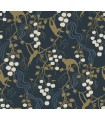 4147-80010 - Linden Navy Jungle Canopy Wallpaper-Haberdashery by A Street