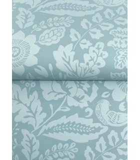 4147-27363 - Marta Teal Floral Trail Wallpaper-Haberdashery by A Street