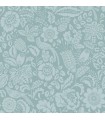 4147-27363 - Marta Teal Floral Trail Wallpaper-Haberdashery by A Street