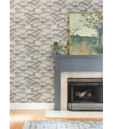 4147-27378 - Octavia Neutral Marbled Ink Wallpaper-Haberdashery by A Street