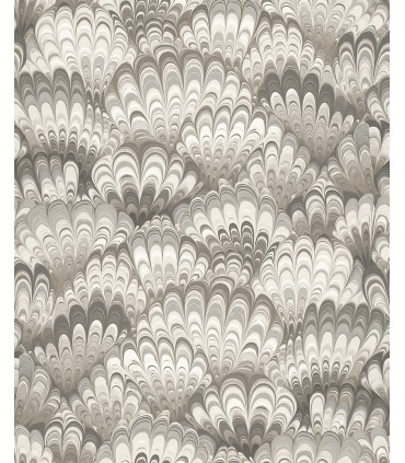 4147-27378 - Octavia Neutral Marbled Ink Wallpaper-Haberdashery by A Street