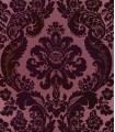 4147-87315 - Shadow Merlot Flocked Damask Wallpaper-Haberdashery by A Street