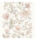 4147-27399 - Teonna Light Pink Floral Stripe Wallpaper-Haberdashery by A Street
