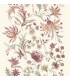 4147-27397 - Teonna Raspberry Floral Stripe Wallpaper-Haberdashery by A Street