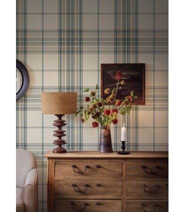 4147-27387 - Westley Moss Plaid Wallpaper-Haberdashery by A Street